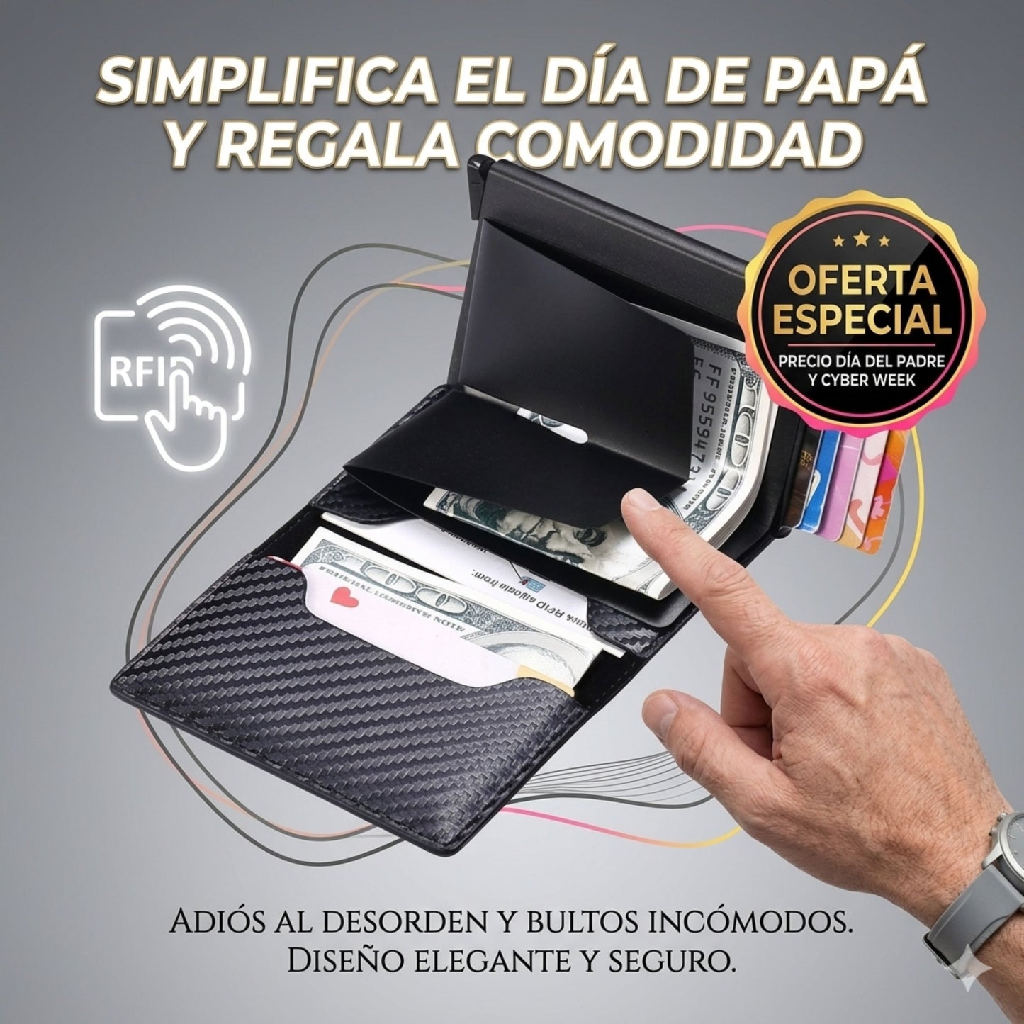 Billetera SmartCard™ - Compacta, elegante y práctica
