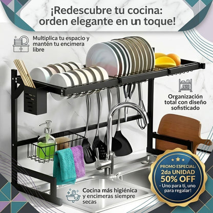 MaxiRack Lavaplatos™ - La forma más simple de hacer que tu cocina se vea más ordenada