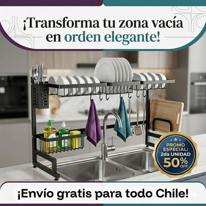 MaxiRack Lavaplatos™ - La forma más simple de hacer que tu cocina se vea más ordenada