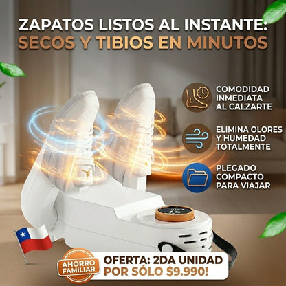 SecaZap 360™ - Que la lluvia no deje tus zapatos inutilizables