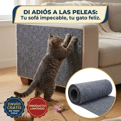 RascaGuard™ - Tu gato sigue feliz. Tu sofá, más protegido