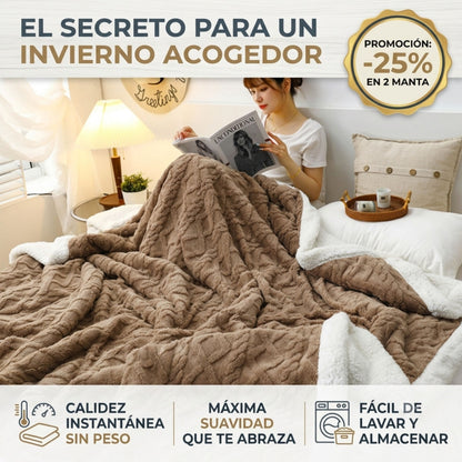Frazada Sherpa Nube Austral - El abrigo rico y acogedor en casa
