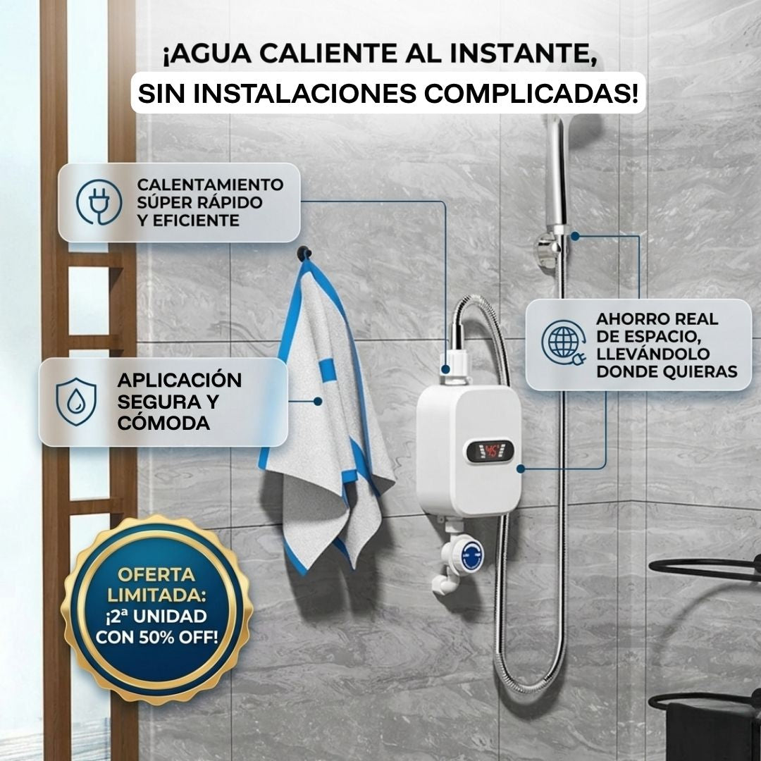 AquaTemp - Más comodidad diaria porque tener agua caliente hace toda la diferencia