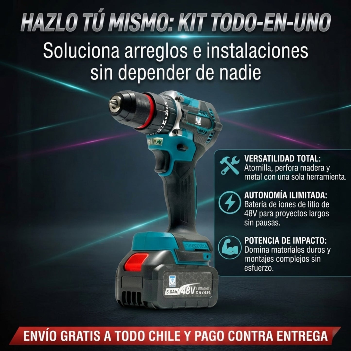 Taladro Maestro 24X - El kit completo para resolver arreglos, instalaciones y montajes