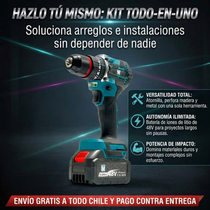 Taladro Maestro 24X - El kit completo para resolver arreglos, instalaciones y montajes