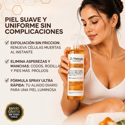 Spray Exfoliante Dr Melaxin - Piel más suave y luminosa sin una rutina eterna