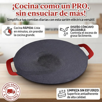 Parrilla Multiuso CasaFácil™ - Cocina rico, rápido y sin armar tremendo show en la cocina