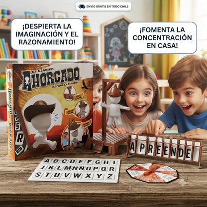 Ahorcado Magnético Familiar - Diversión que reúne a la familia en cualquier lugar.