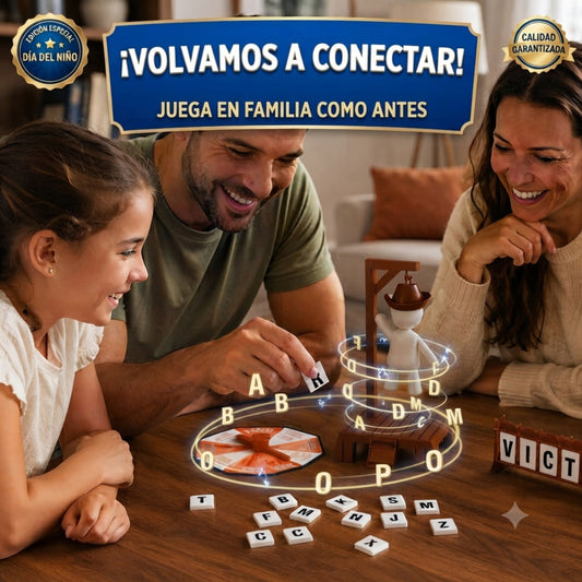 Ahorcado Magnético Familiar - Diversión que reúne a la familia en cualquier lugar.