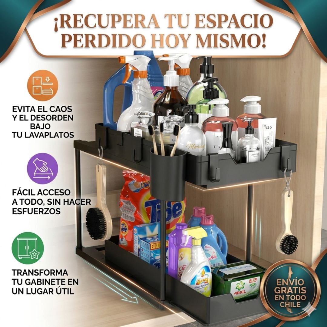 EspacioPlus Cocina - El mueble bajo el lavaplatos también merece orden