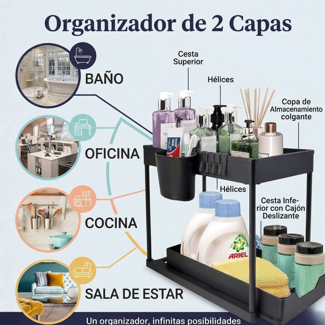 EspacioPlus Cocina - El mueble bajo el lavaplatos también merece orden