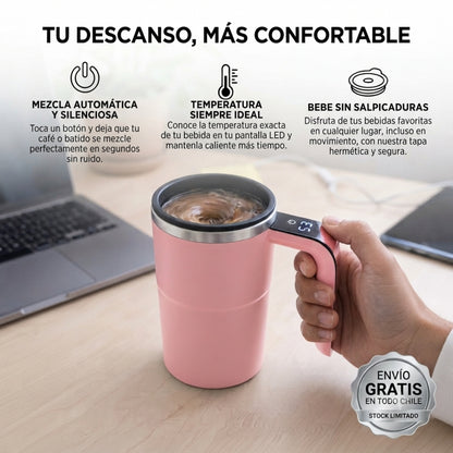 SmartMix Temp™ - Mezcla automáticamente tus bebidas y muestra su temperatura al instante.