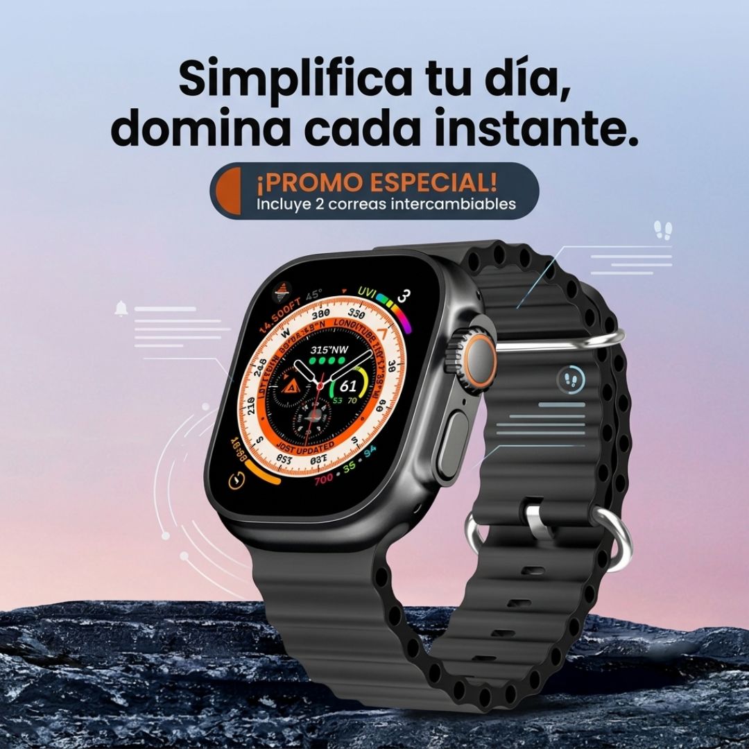 Z77 Ultra Smart Pro - Llamadas, notificaciones, actividad diaria y funciones útiles desde tu muñeca