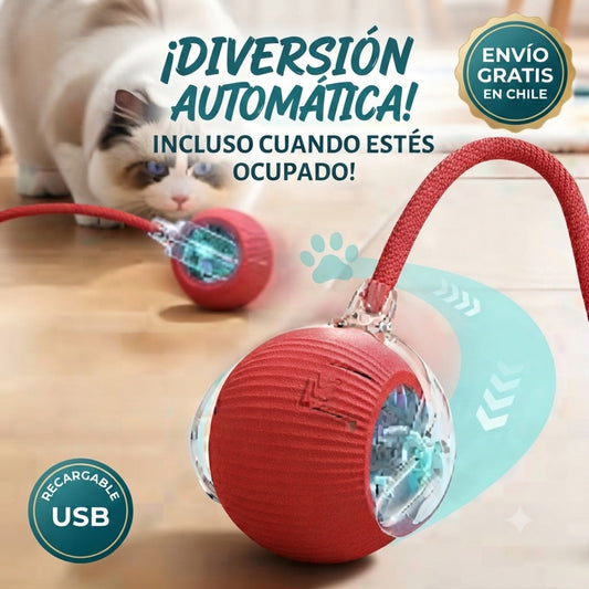 Pelota Curiosa™ - Juego, movimiento y curiosidad con solo encenderla.