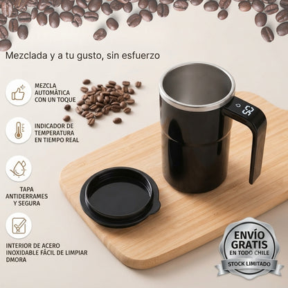 SmartMix Temp™ - Mezcla automáticamente tus bebidas y muestra su temperatura al instante.