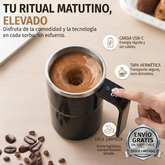SmartMix Temp™ - Mezcla automáticamente tus bebidas y muestra su temperatura al instante.