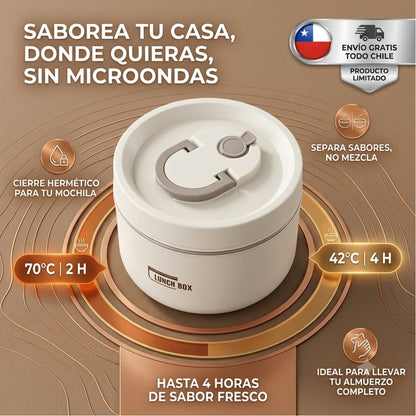 Lonchera CalorCasa™ - La forma más cómoda de llevar comida casera.