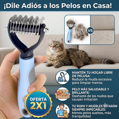 PeluditoPro™ - Ayuda a retirar pelo suelto y desenredar con más suavidad