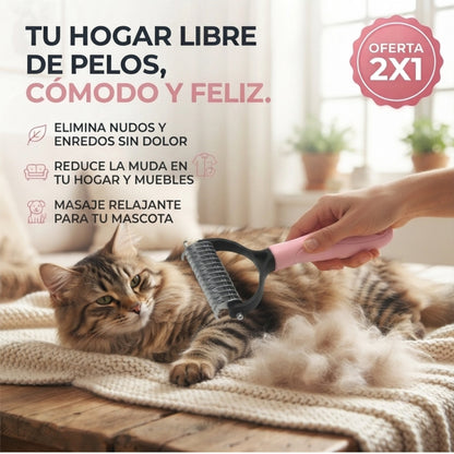 PeluditoPro™ - Ayuda a retirar pelo suelto y desenredar con más suavidad
