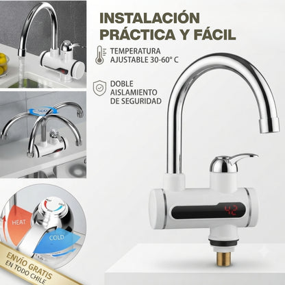 Grifo TermoClick Digital™ - Agua temperada en segundos, directamente desde tu grifo