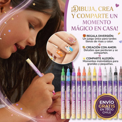 PintaUñitas™ Kit Creativo - Un regalo creativo para pintar, jugar y compartir este Día del Niño