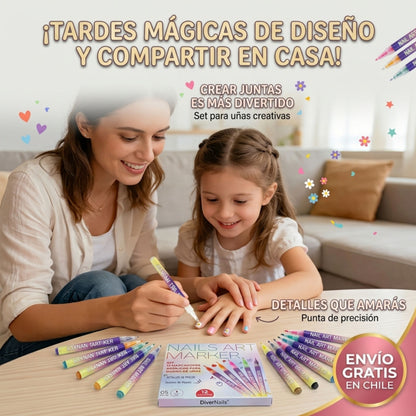 PintaUñitas™ Kit Creativo - Un regalo creativo para pintar, jugar y compartir este Día del Niño