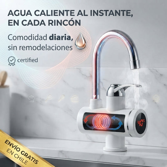 Grifo TermoClick Digital™ - Agua temperada en segundos, directamente desde tu grifo