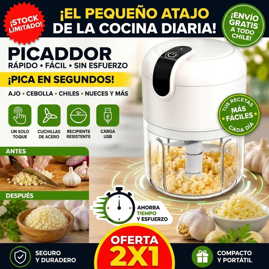 PicaFácil™ - Pica tus ingredientes cotidianos en segundos