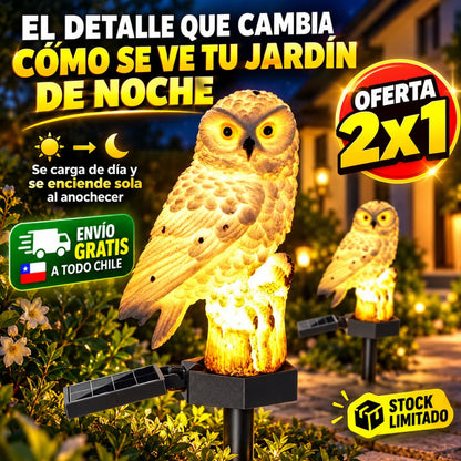 BúhoLuz™ - El detalle que cambia cómo se ve el jardín de noche