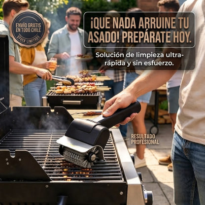 ParrillaFácil™  - Deja la parrilla lista para el 18 sin pasar horas raspando.