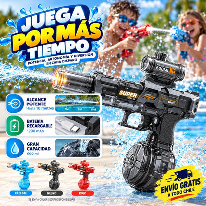 Pistola Lanza Agua Eléctrica Automática