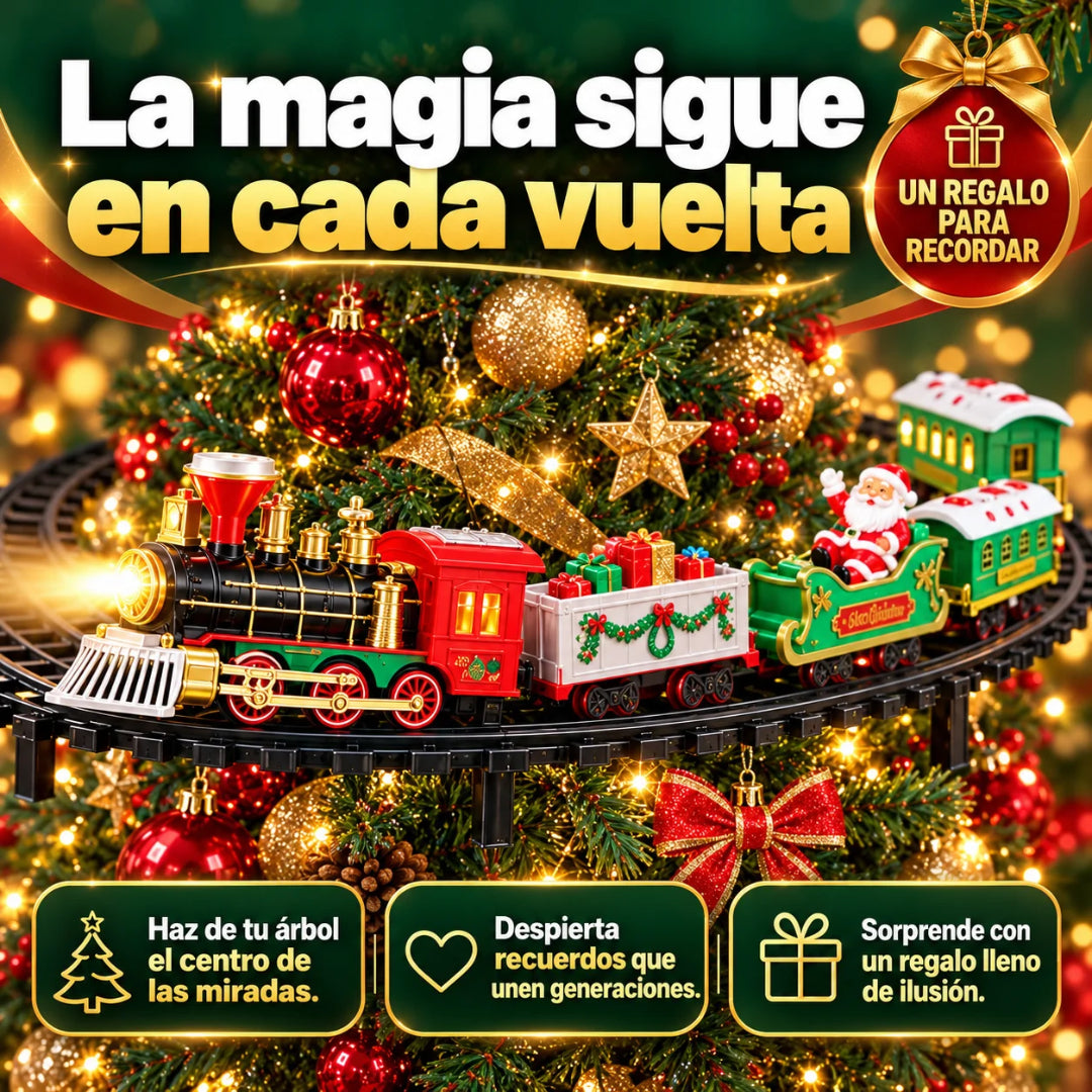 Tren Mágico Navideño™ - Haz que tu árbol cobre vida esta Navidad.