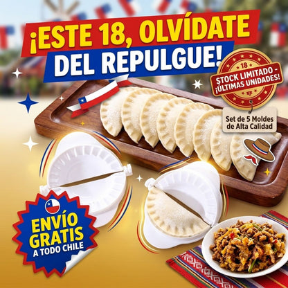 EmpanadaFácil™ - Corta, rellena y cierra empanadas más parejas en pocos movimientos.