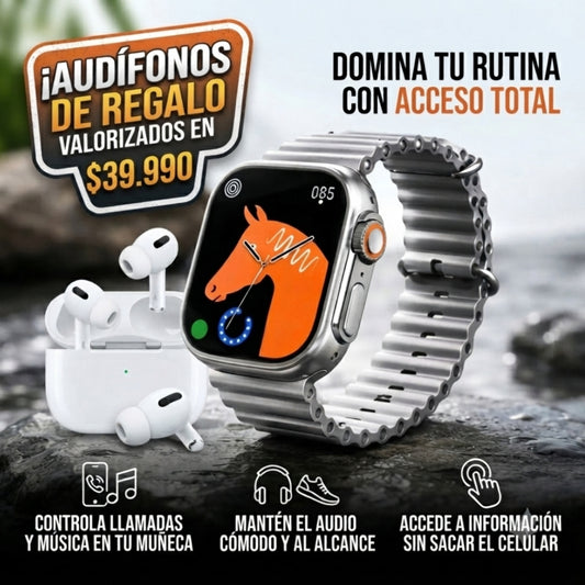 Dúo Conecta - Reloj y audífonos para tener lo importante más a mano.
