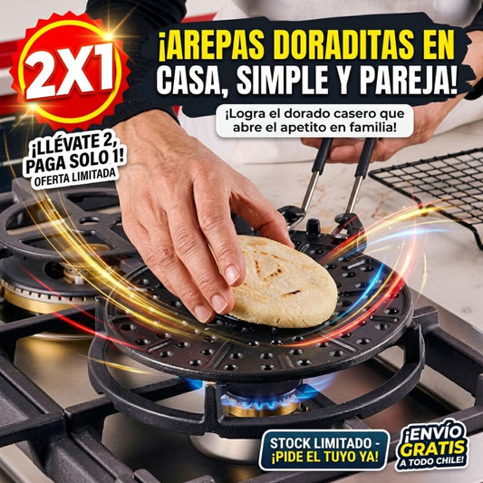 ArepaGrill™ - Arepas doraditas en casa, de forma simple y pareja
