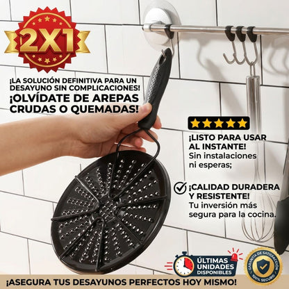 ArepaGrill™ - Arepas doraditas en casa, de forma simple y pareja