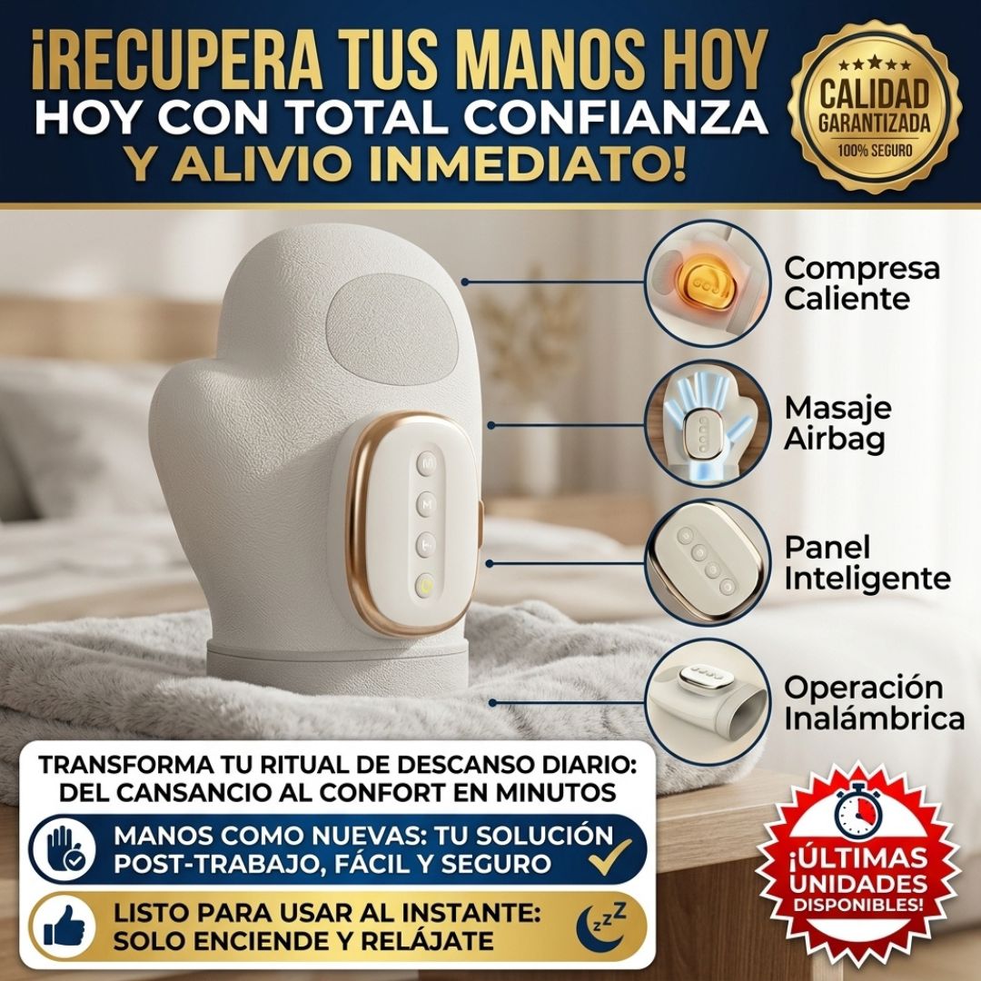 ManoRelax™ Comfort - El descanso que las manos también necesitan.