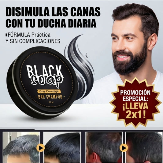 Shampoo Lúmino Black - Lava tu cabello y ayuda a disimular las canas en un solo paso
