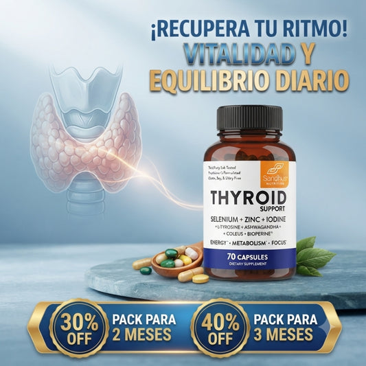 Thyroid Support - Apoyo nutricional para acompañar tu energía y bienestar diario