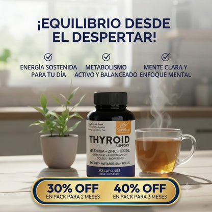 Thyroid Support - Apoyo nutricional para acompañar tu energía y bienestar diario