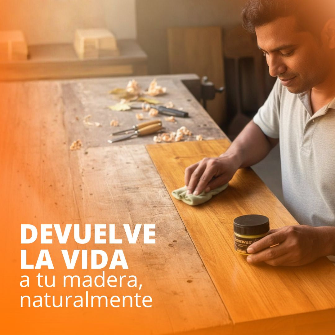 CeraViva – Restaura madera - Devuelve el brillo a tus muebles en minutos, sin químicos