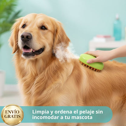 MimoPet – Cepillo a vapor-Menos pelo en poco tiempo