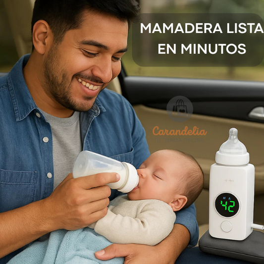Calentador portátil de mamaderas - Calienta la leche en cualquier lugar