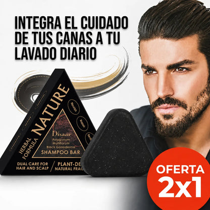 Shampoo Lúmino Black - Lava tu cabello y ayuda a disimular las canas en un solo paso
