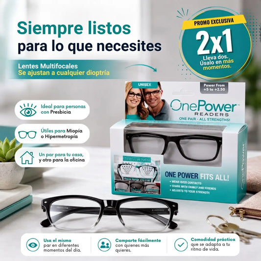 Lentes Multifocales OnePower - Vuelve a disfrutar cada detalle