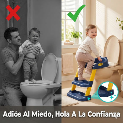SuboSolito - Escalera baño niños - Adiós pañales fácil