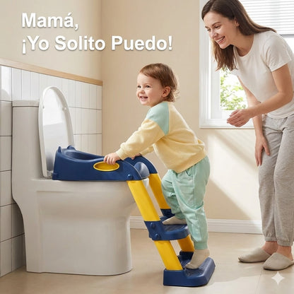 SuboSolito - Escalera baño niños - Adiós pañales fácil