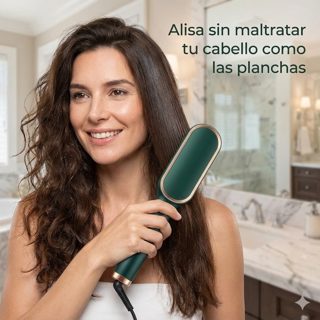 Cepillo Alisador - Alisa tu cabello en minutos